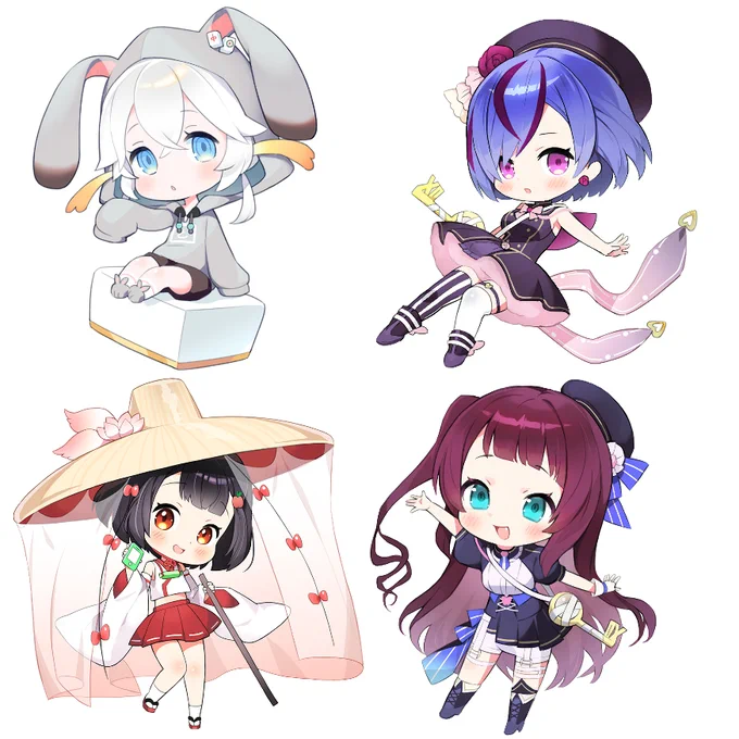 沢山の反応ありがとうございます!普段はVtuberさんのご依頼を中心に女の子、SD、男の子、人外等描いていますご依頼のご相談はお気軽にDMください 