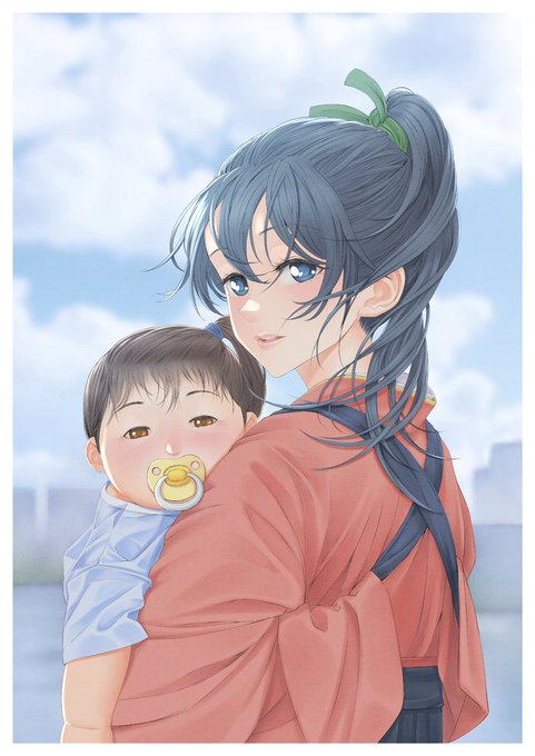 幼い頃の鳳翔さんと加賀さん#艦これ 