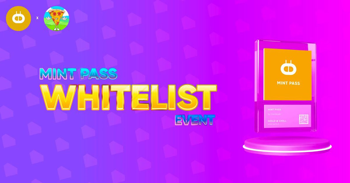 DailyPizzaNFT's tweet photo. We’re giving 5 WL spots for OArtsLab Mint Pass👇🏻

•Follow @oartslab &amp; @DailyPizzaNFT 
•Like + RT
•Tag 3 friends 

💬https://t.co/iZ6uXtxWpQ
💬https://t.co/nc2KcwrHIZ

⭐️5 winners in 72h

#NFT #NFTs #whitelist #NFTGiveaway #WhitelistGiveaway #BNB #BNBCHAIN https://t.co/JKKtl1y3hb