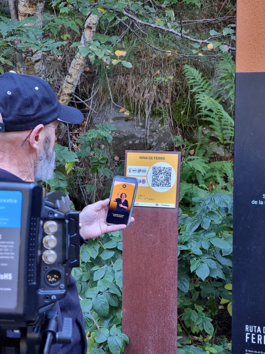 Andorra_Parlapp's tweet image. 🟠 Arribem a la Mina de Ferro després d’escanejar els 7 punts #Parlapp de la ruta. 

Comprovem com les persones sordes accedeixen al contingut sense necessitat de tenir un intèrpret. Tot això perquè tenim una #AndorraInclusiva amb #ElCodiPerfecte