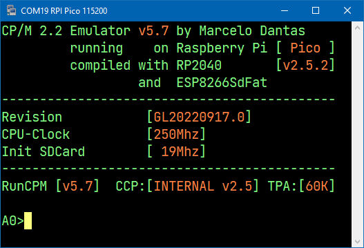 guidol70's tweet photo. #RunCPM #Sourcecode for 3 types of #Pico
- normal Raspberry Pi Pico
- #RC2040 Pico
- #Cytron #MakerPi Pico (#SPI1-Bus)
with dedicated SPI-Bus & -Pin config
https://t.co/lEknFi2B1C https://t.co/RieUJ2ZHyv