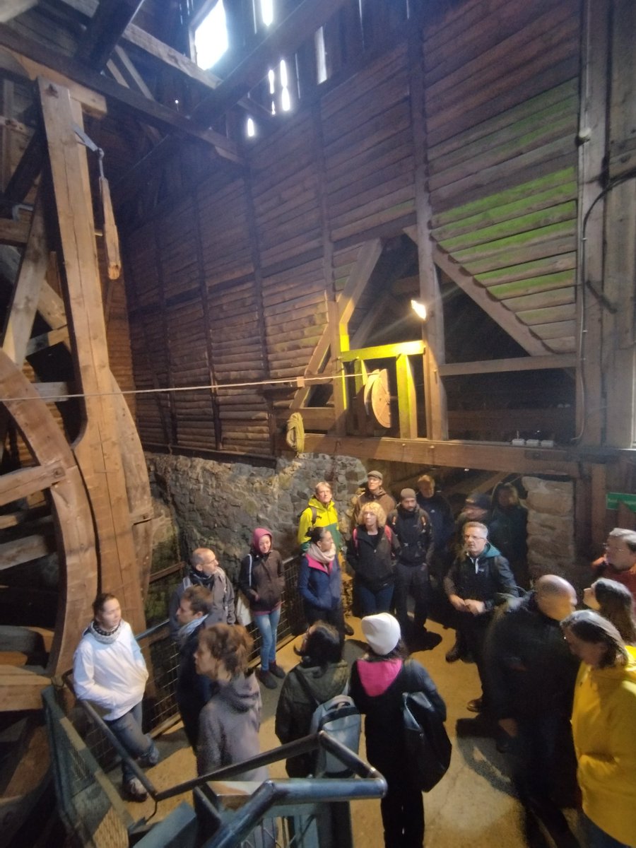 Learning all about the #HarzMountain ore mine 'Grube Samson' ➡️ how did the water management systems use to work, what was the preferred wood type and how 1830's #innovations made the lives of miners easier.