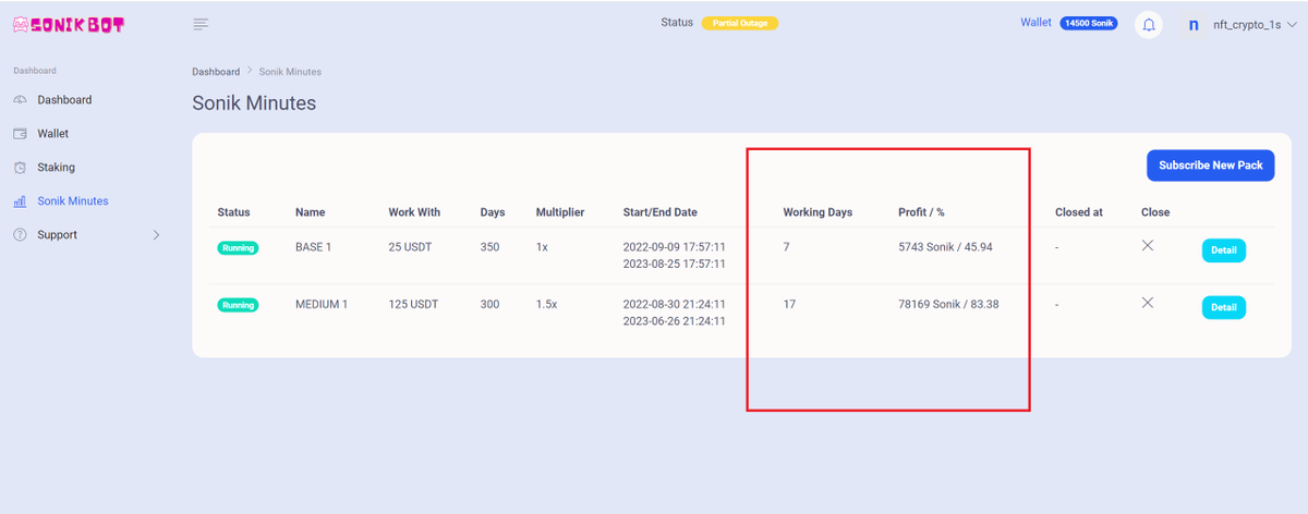 nft_crypto_1s's tweet photo. Pack Base 1:  Working days 7 . Profit:  45,94%
Pack Medium 1: Working days 17 . Profit: 83,38%

https://t.co/z8Btw7EHcu

#Crypto #cryptocurrency #trading  #CryptoBOT
#Binance #Blockchain #cryptoworld #cryptotrading https://t.co/ca7JMtGHzt