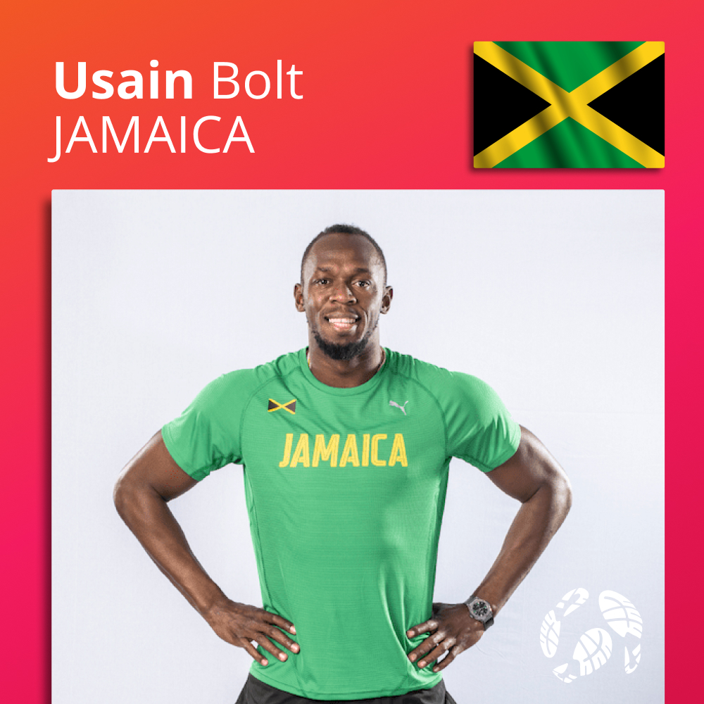 Running World Cup (@runningworldcup) on Twitter photo Announcing Usain Bolt as the country captain for Jamaica. <a href="/usainbolt/">Usain St. Leo Bolt</a> Download the Running World Cup app to register for free and run for your country. runningworldcup.page.link/app Announcing Usain Bolt as the country captain for Jamaica. <a href="/usainbolt/">Usain St. Leo Bolt</a> Download the Running World Cup app to register for free and run for your country. runningworldcup.page.link/app