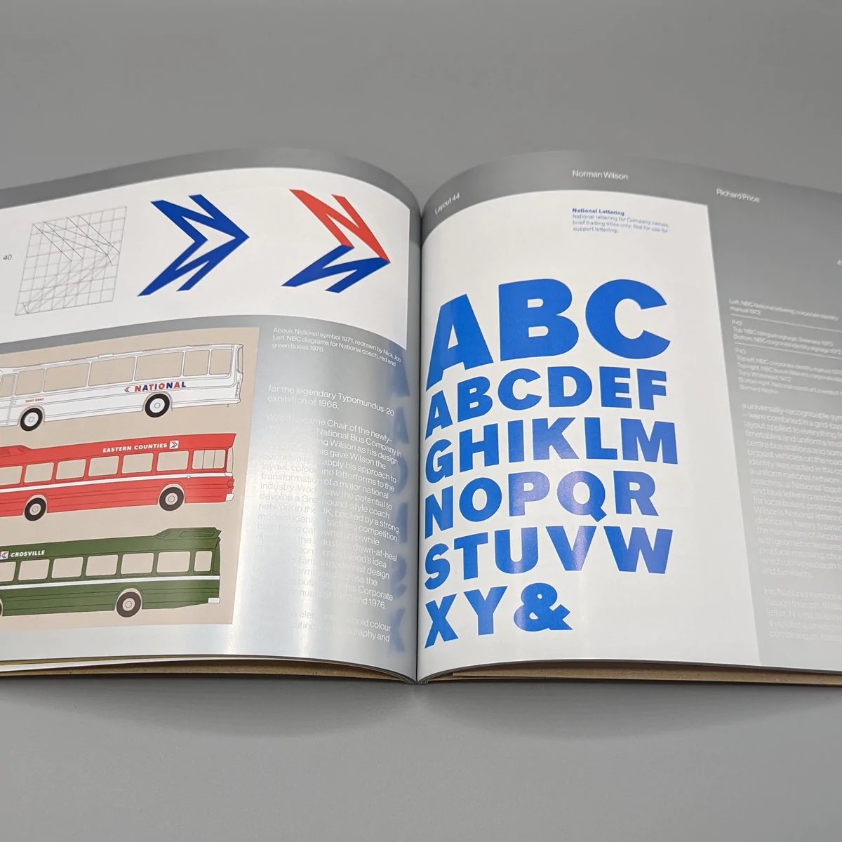 BusManual's tweet image. Out now: @modernistmag 44 with a piece on graphic designer Norman Wilson. His pioneering Manchester practice brought striking modernist graphics to industial Britain, famously the once-ubiquitous corporate identity for the National Bus Company. More here: nationalbusmanual.com/2022/09/17/a-m…