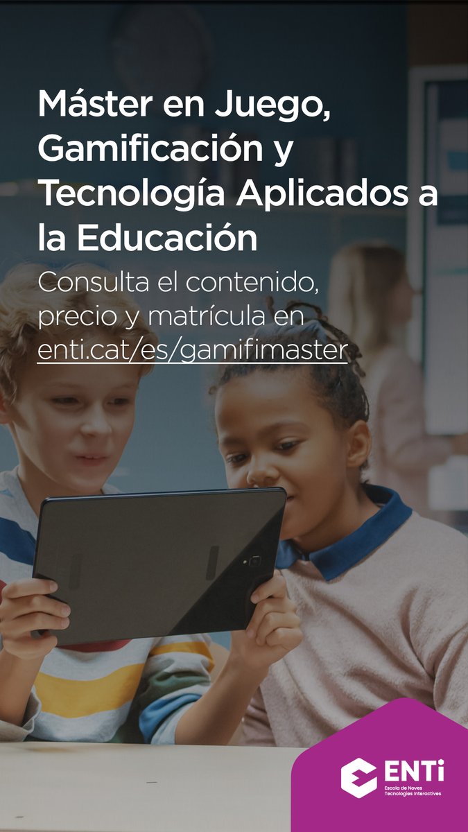 FantasyClassApp's tweet image. ¿Conocéis el máster referente en gamificación? No dudéis en consultar las posibilidades únicas que ofrece 👏😊 enti.cat/es/gamifimaster