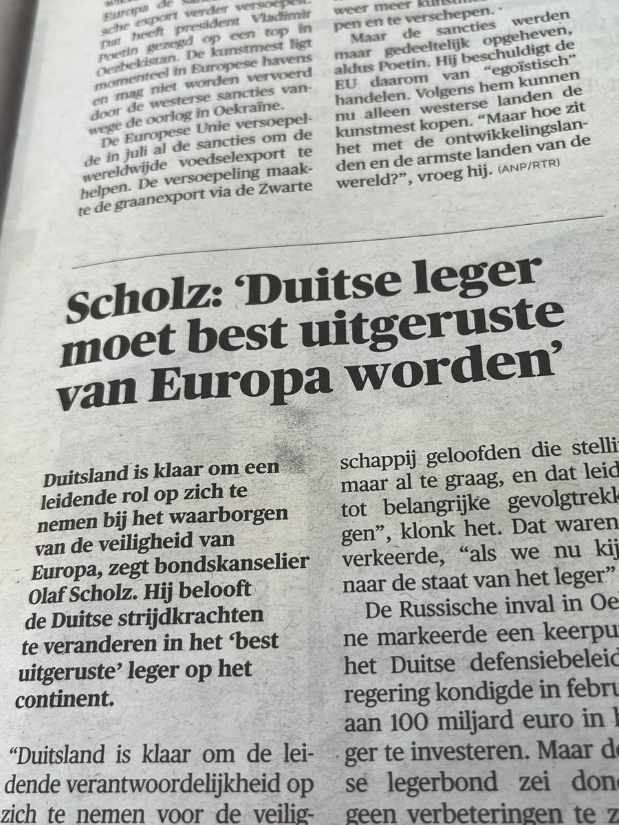 Hoe verschillend de context vandaag ook moge zijn, valt te hopen dat niet te veel groot-/overgrootouders deze kop te lezen krijgen 🫣.