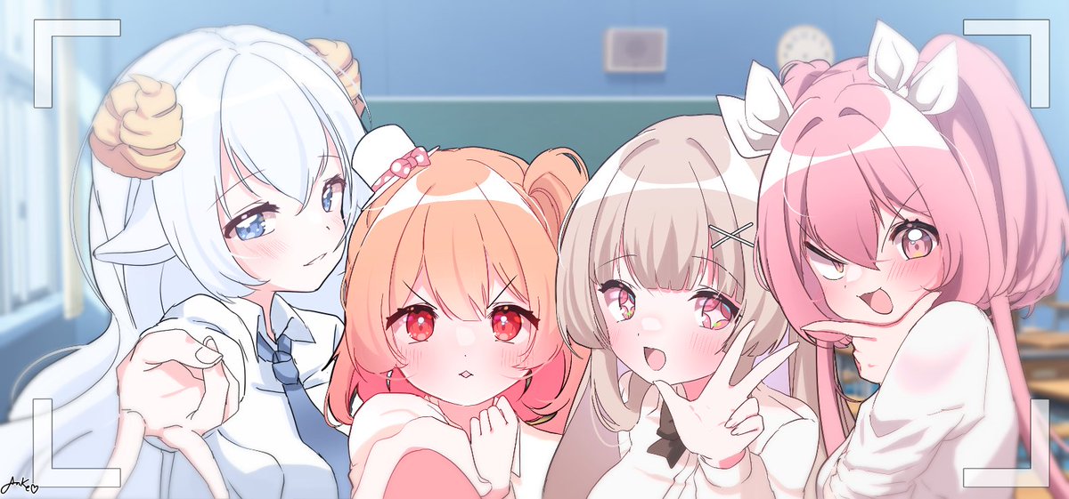 딸기케이크 (いちごケーキ) 🍰

💙엘리양
💖윤이샘
🤎야코코 
💗안케

#YAYE