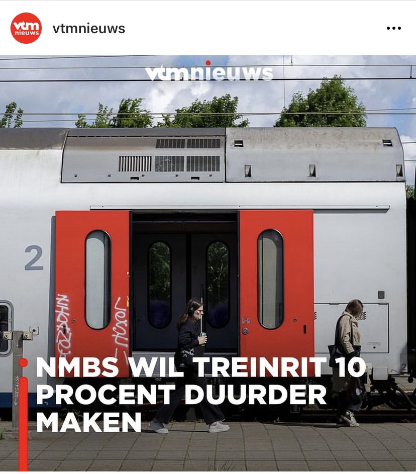 anke_verhoeven's tweet photo. Wetende dat ik voor tram,bus en metro in Brussel 12 euro per jaar betaal 🙃 #nmbs …. https://t.co/wTAhY2jqDz