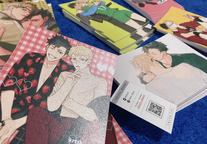 อาร์ทปริ้นท์มาส่งแร้ว กระดาษมุกสวยมากกกก  งานเนี๊ยบๆ  ขอขอบคุณ #iipasta_design ค่ะSee you at #ComicAvenue7  