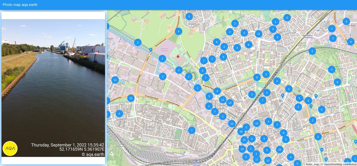 We successfully automated the geo-mapping of our Amersfoort surface water sampling week. We took 1300+ pictures and analyzed 38 samples. We are now realizing our geo-mapping servers and excited to share the results on our website soon. aqa.earth 
#sensorfusion