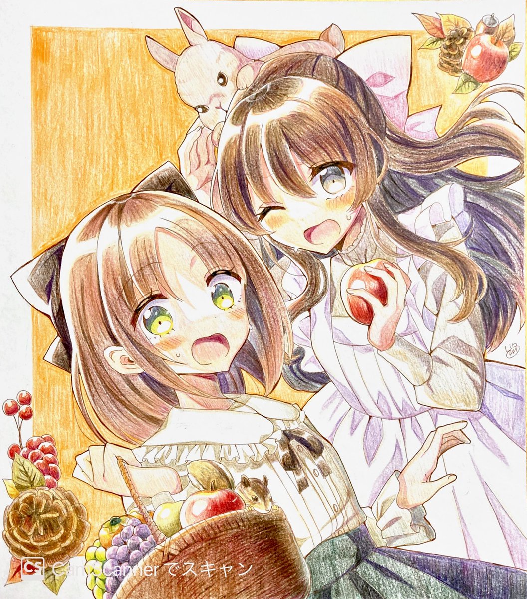 秋っぽい色紙4枚!🍠🌾🍁🍂🍄
#sns秋の芸術祭2022