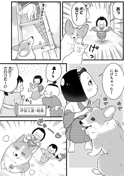コーギー、武士と出会う⑧ バシャバシャわくわく編(1/2)