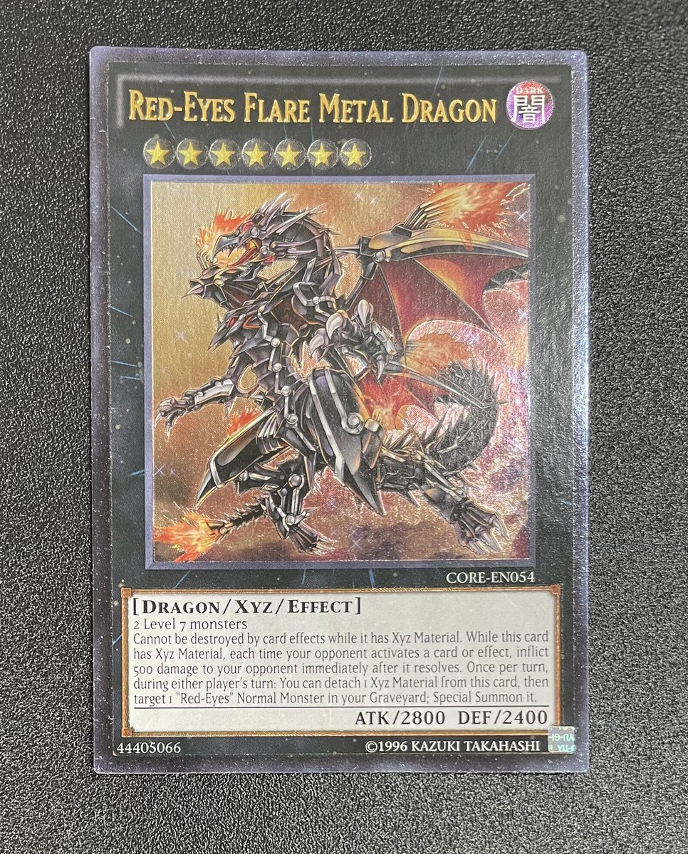 遊戯王】#英語 北米版 真紅眼の鋼炎竜 アンリミ アルティメットレア