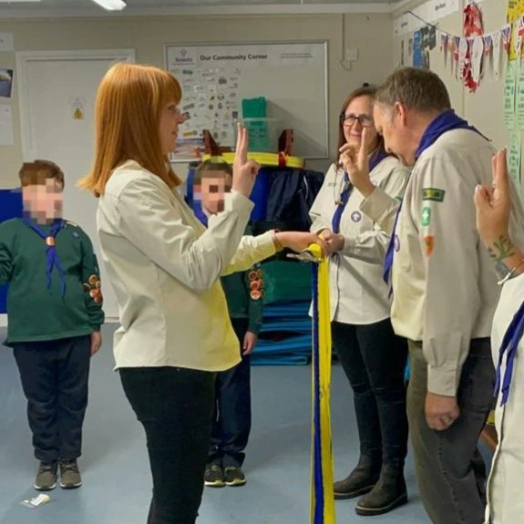 PennyAGibbs's tweet photo. ⚜️ Proud moment this week being invested at @HedScoutGroup

Thanks to other leaders &amp; Cubs for making me so welcome.

#SkillsForLife #Scouting #Hednesford https://t.co/OZagoL5PL5