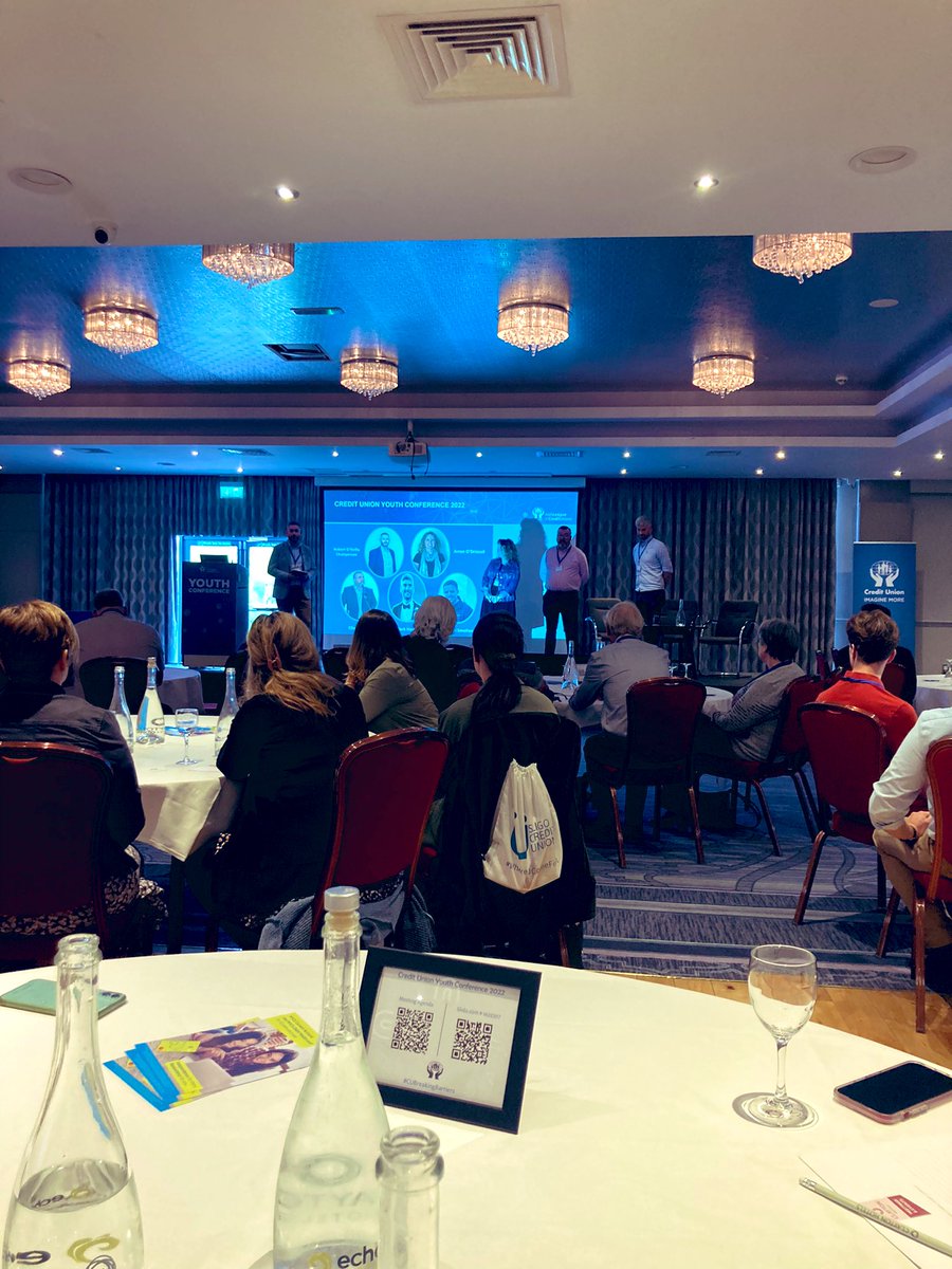 Great to be meeting other #creditunions at the youth marketing conference in #sligo today #CUbreakingbarriers