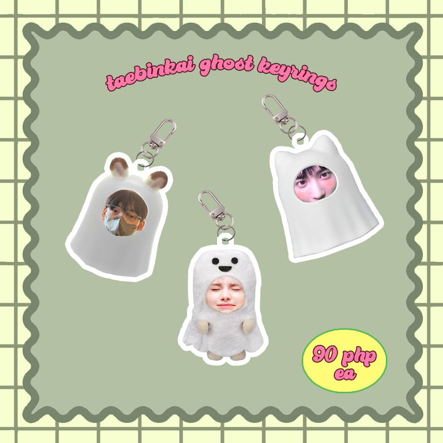 daegyucart's tweet photo. TAEBINKAI GHOST KEYRINGS

90 php ea
doo &amp; dop: sep 26
target shipout: oct 7 onwards

order form: https://t.co/CcwtOitqlX

# soobin hueningkai taehyun https://t.co/sYIeY2YoiR