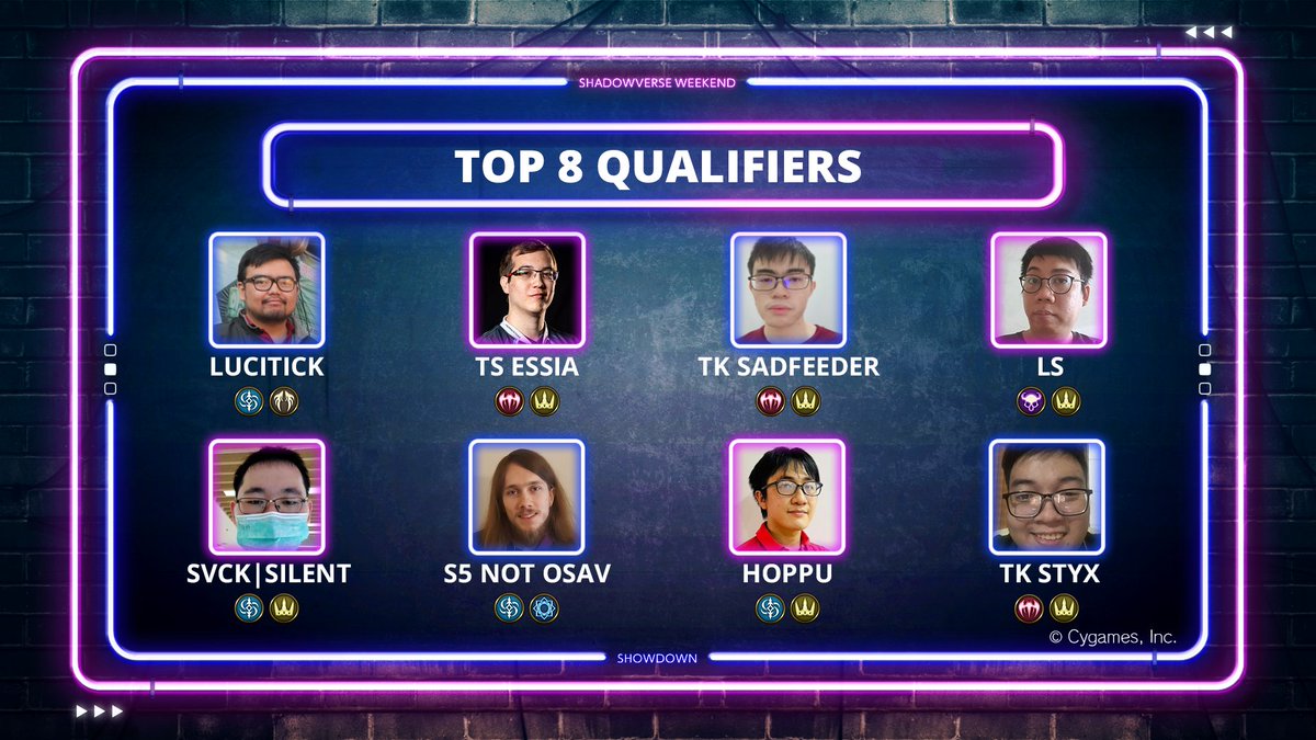 SVO_Esports's tweet photo. Only the top 8 advance to the playoffs of SVW Showdown III. Congratulations to these players! 

Tune in to the finale tomorrow! https://t.co/yIFs1mid3W
