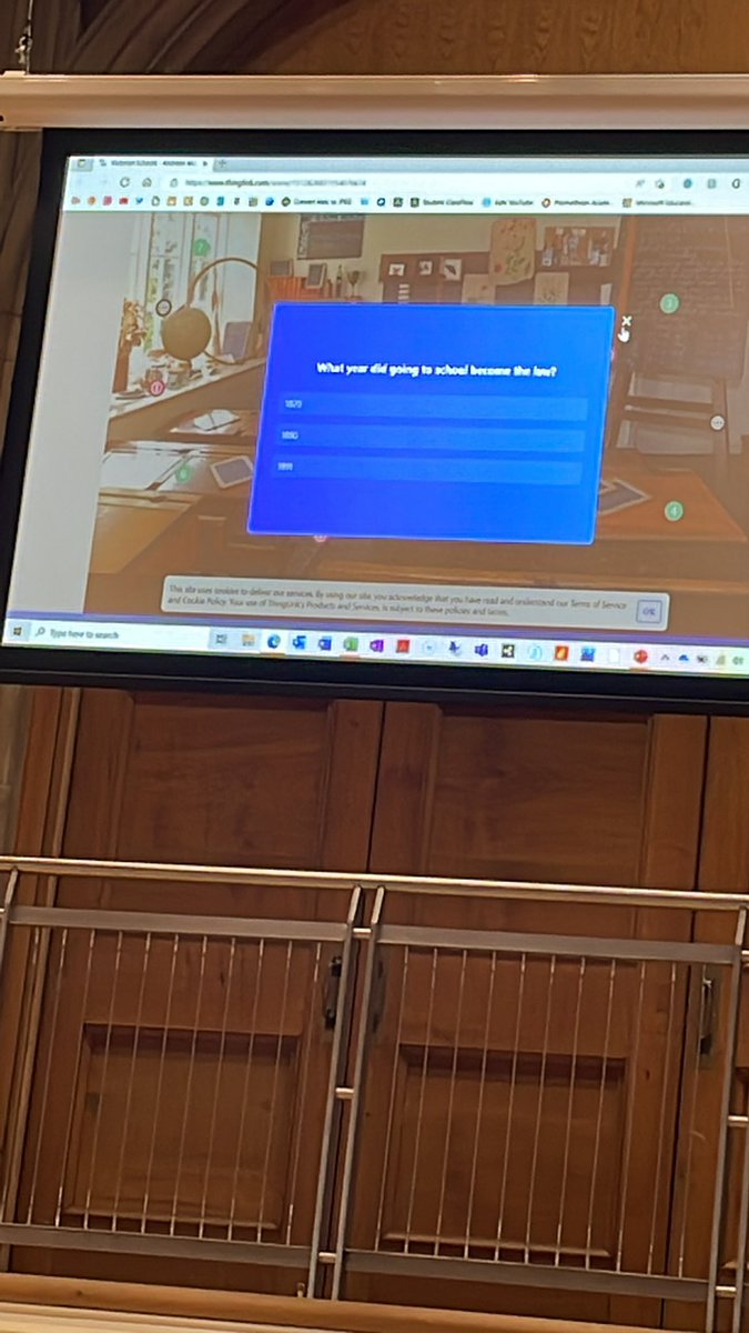 AJOBPickard's tweet photo. Andrea @esmsedinburgh talking about one of my favourites things and how using @ThingLink_EDU can bring topics like Victorians alive whilst developing #21CLDSkills and @SDGoals 👏☺️🫶🏼 #TeamMIEEScotland https://t.co/FwX1zfJJV3
