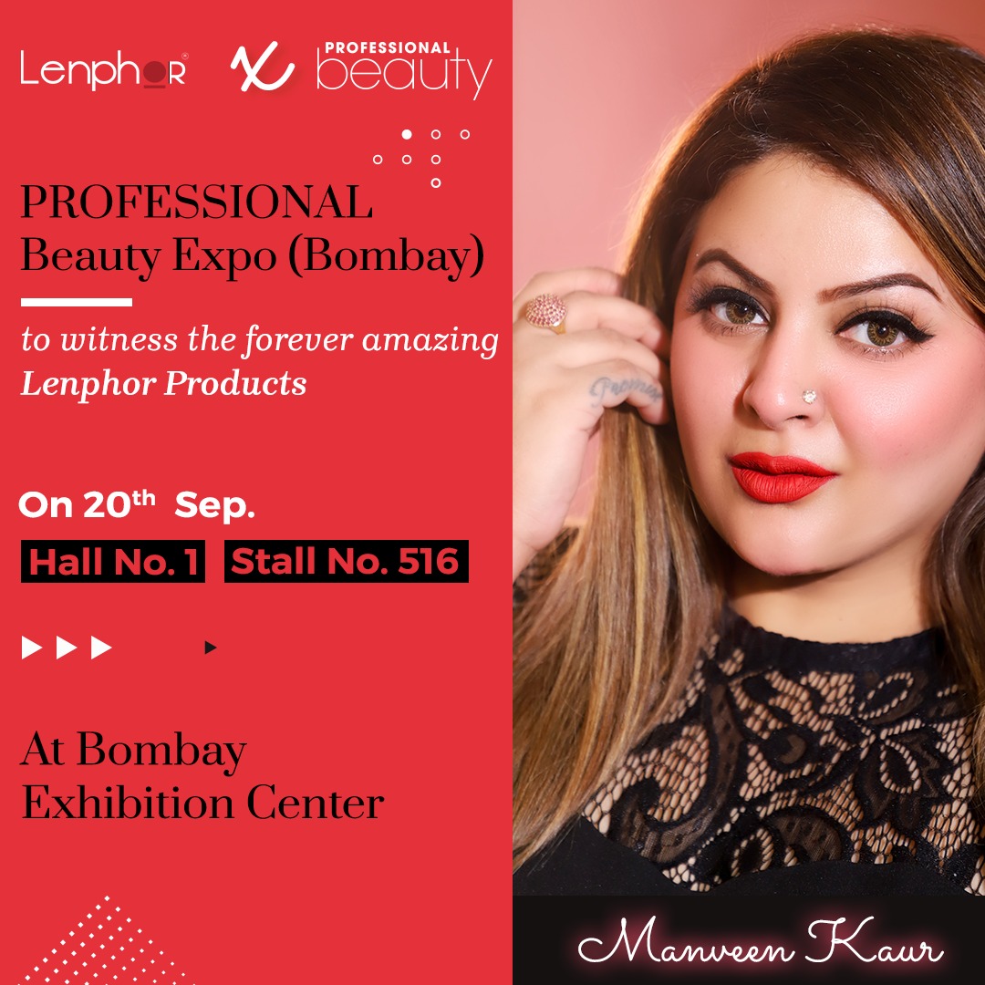 LenphorOfficial's tweet photo. Get ready to witness the most amazing makeup and beauty products by Lenphor only at the Professional Beauty Expo, on 19th & 20th Sep.
#Lenphor #Makeup #MakeupLove #Makeover #BeautyExhibition #Bombay https://t.co/3r8hddojqE