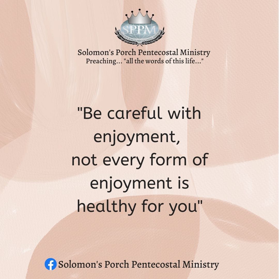 solomons__porch's tweet photo. Be careful with enjoyment, not every form of enjoyment is healthy for you.
#JesusChrist #JesusSaves #JesusLoves #God #JesusLovesYou #Truth #Love #Saved #savedbyfaith #godlyposts #Godlovesyou #Godisreal #DivineUpgrade #SPPM https://t.co/uM5Z4zKAu1