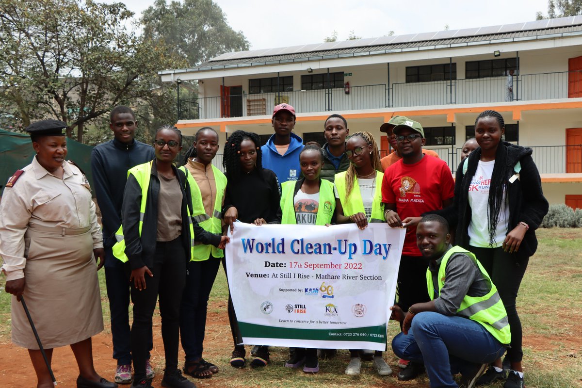 KAM_Kenya's tweet photo. In a a circular economy, environmental & economic concerns converge for the good of all.
KAM in partnership with @ClubsWildlife, @kcauniversity and @KenyaUtalii has today commemorated #worldcleanupday at Still I Rise International School.
#TrashRightRecycleRight
#letsdoitworld https://t.co/3VuV9Czboy