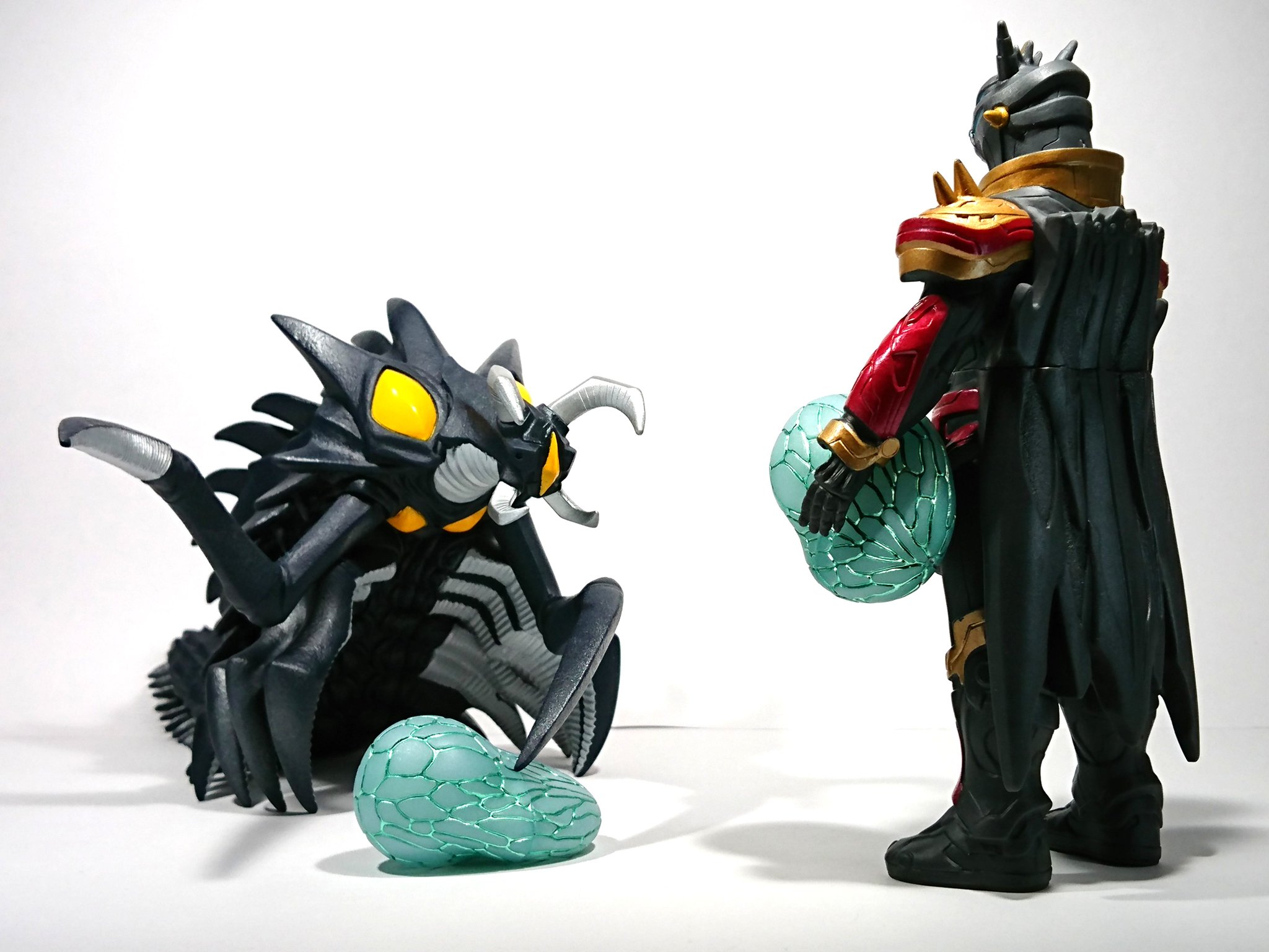 タ*ん様 怪獣消しゴム バイブ星人（桃） たえけん様 専用】 ウルトラマン怪獣消しゴム バイブ星人（橙