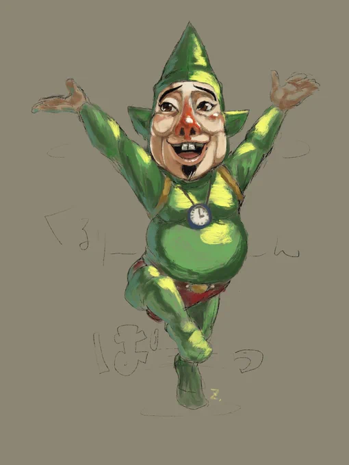 以前描いたチンクルです。 