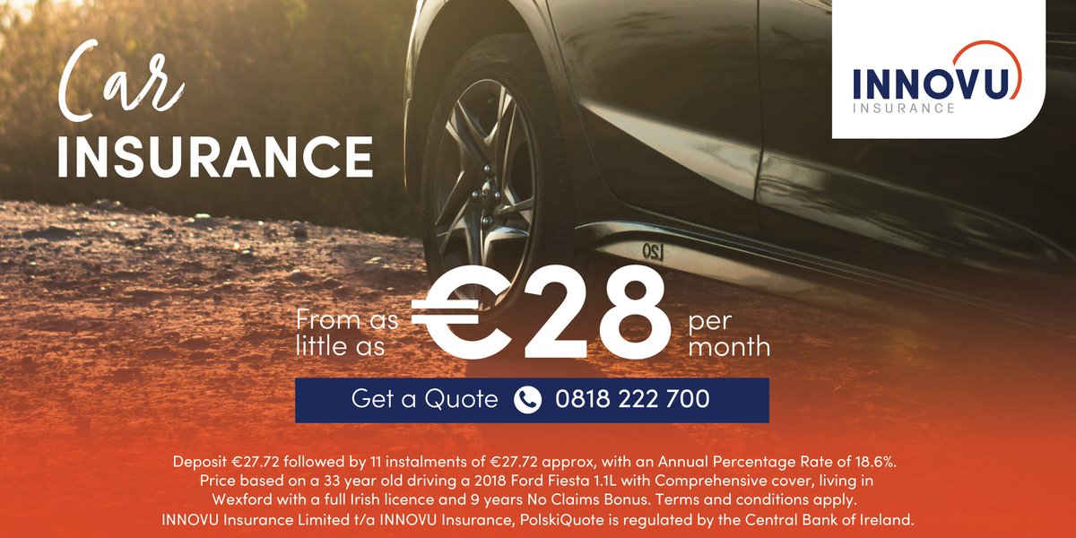 GallagherIE_'s tweet photo. ๐ Looking for Car Insurance? Get in touch today. We can give you a quote over the phone in minutes - call us on โ๏ธ 0818 222 700 Or get a quote online
#ad #wexford #kilkenny #dublin #limerick #listowel #newport #insurancequote #insurance #carinsurance #carinsurancequote https://t.co/1mIo7FlUQV