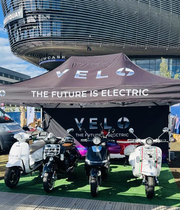 Don’t forget we are at the Southampton Boat show <a href="/sotonboatshow/">Southampton International Boat Show</a> until the 25th September ⚡️ Come visit us for a test ride! #veloemopeds #electricmoped #electricscooter #ev #zeroemissions #noulez #citylife #commuter #london #ukcities #easytravel #thefutureiselectric #testride