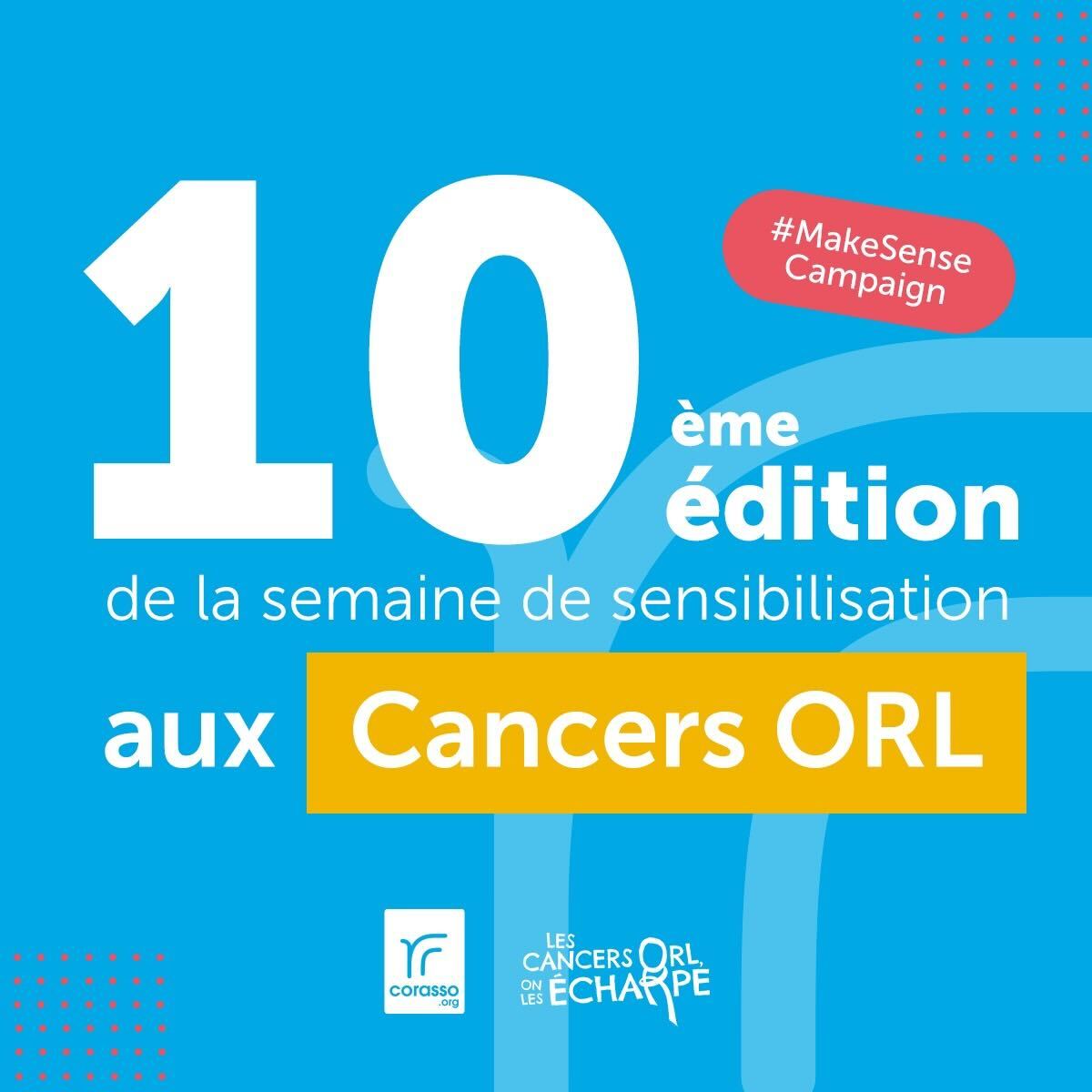 La🧣#MakeSenseCampaign🧣est de retour la semaine prochaine.

Cette campagne internationale de #sensibilisation aux #CancersORL sur les réseaux sociaux permet d'informer plus largement les #symptômes à surveiller. 

Rejoignez-nous et diffusez le message autour de vous !