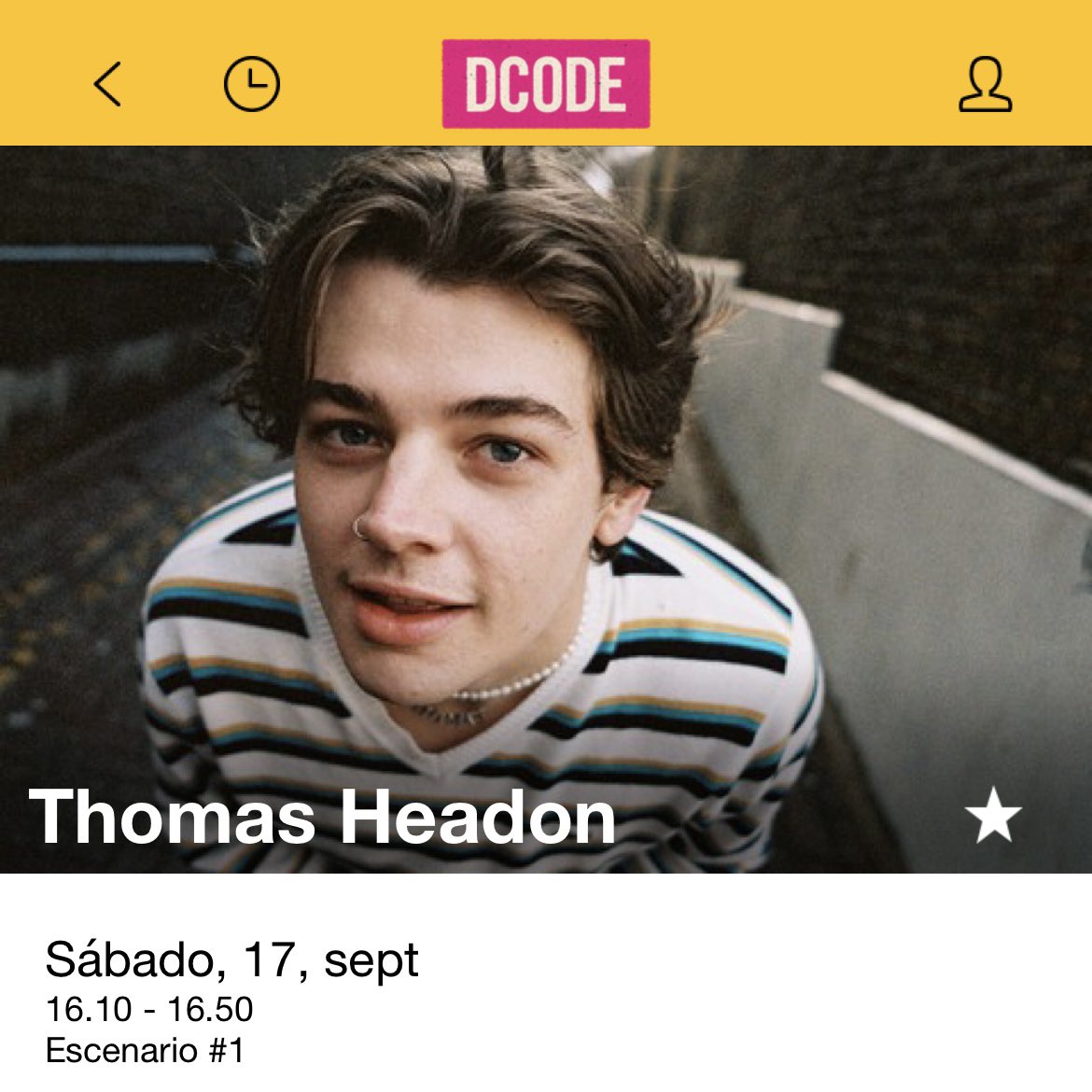 ThomasHeadonHQ's tweet photo. 🎤 | Thomas will be performing at the Main Stage of #DCODEFestival 2022 today in Madrid, Spain — his set starts at 4:10 PM (local time)! https://t.co/CHLlRwH1Zk