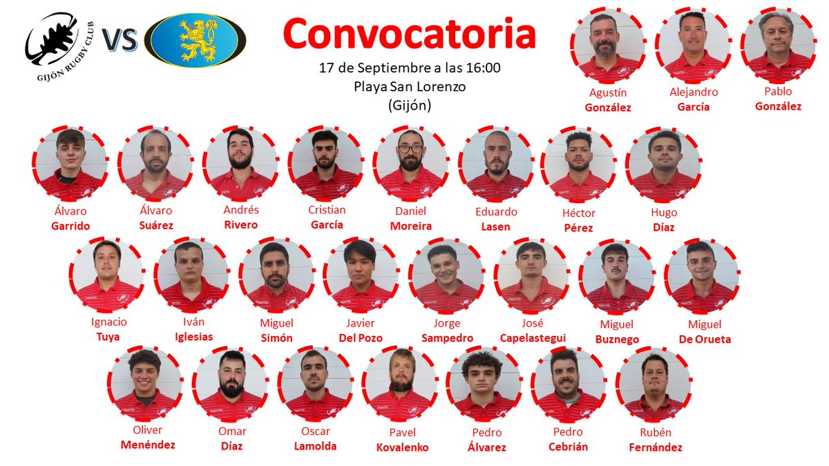 Gijonrugbyclub's tweet photo. Esta tarde os esperamos en la Playa de San Lorenzo (escaleras 8-10) para disfrutar con el IV Torneo Rugby XV Playa de San Lorenzo ante el CRAT A Coruña @CRAT1976.

#AúpaGRC🔴⚪🔴 https://t.co/WAmVKH9kOq