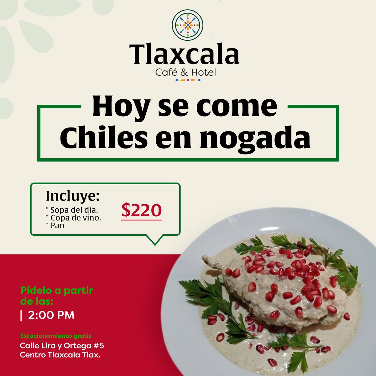 HotelTlaxcala's tweet photo. Septiembre, mes de eventos históricos que marcaron el inicio de la lucha por la independencia de México. 
¡Te esperamos!
📍Calle Lira y Ortega número 5, Colonia Centro, Tlaxcala. 
✅ Estacionamiento y wifi gratis. 
#Tlaxcala #Apizaco #zacatelco #Chiautempan #Huamantla https://t.co/ETCr5leF8s