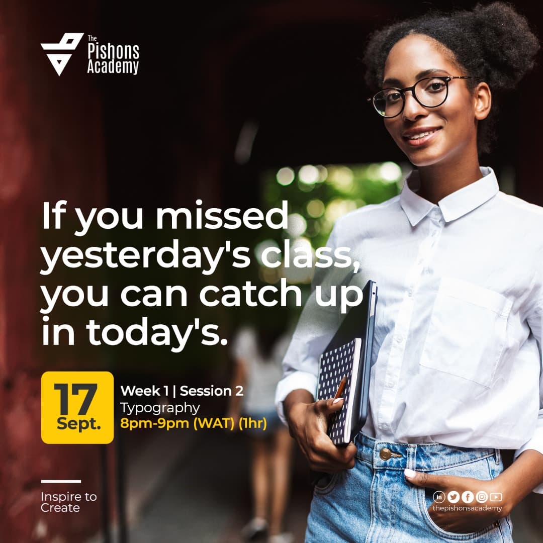 pishonsacademy's tweet image. Hope you're getting ready for tonight's class (8 p.m. to 9 p.m.) (WAT). To avoid missing out, keep an eye on your calendar for upcoming classes.
---
#ThePishonsAcademy #TPACommunity #goldinhma #ThePishonsAcademyCommunity #FreeLearning #TPAinspiretocreate #inspiretocreate