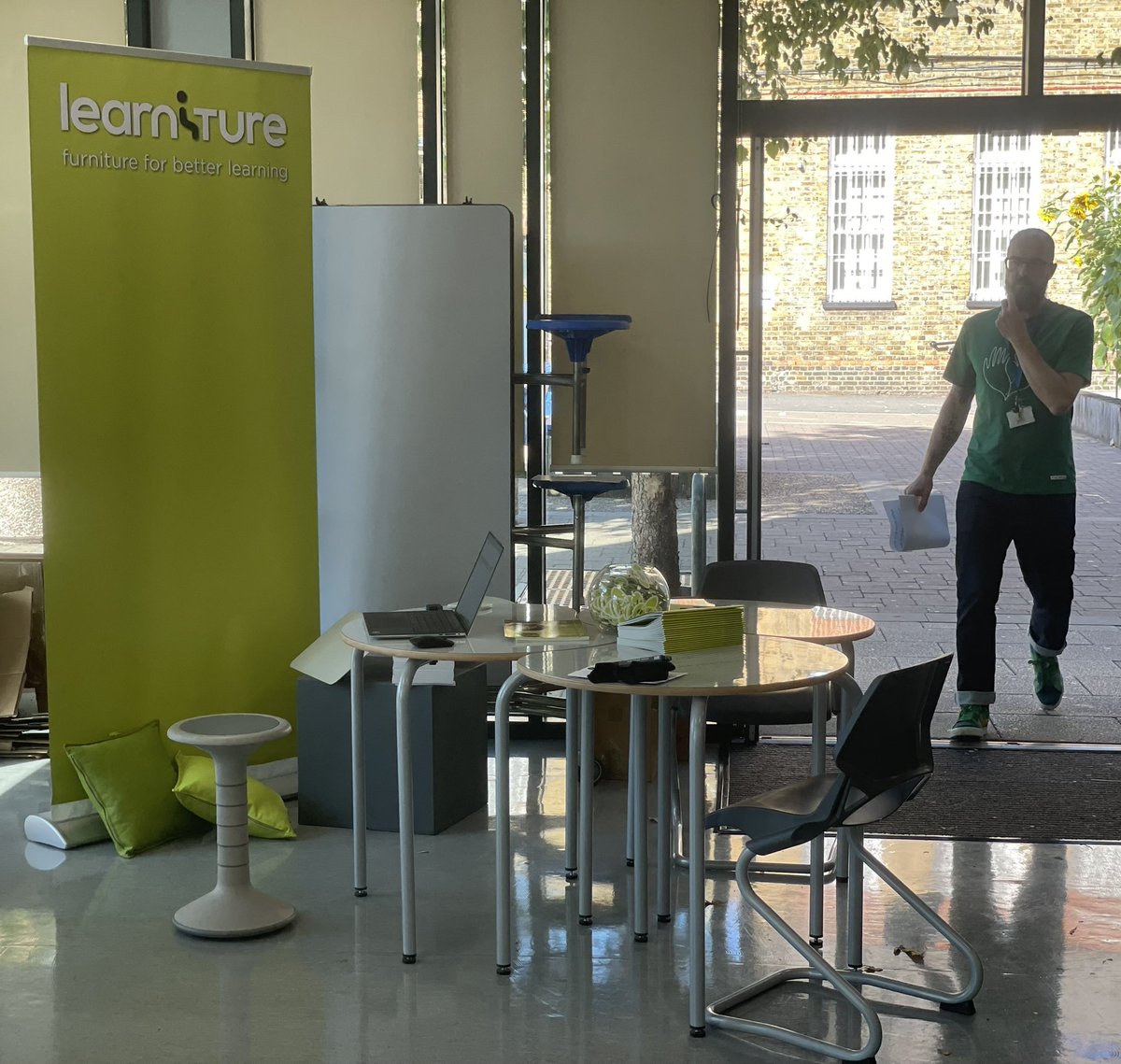 Here we are at #reconf22 - just love hearing “they’re so great” as people (and students from <a href="/Addeys300/">Addey and Stanhope</a> who are doing a fab job helping) pass our Smile tables