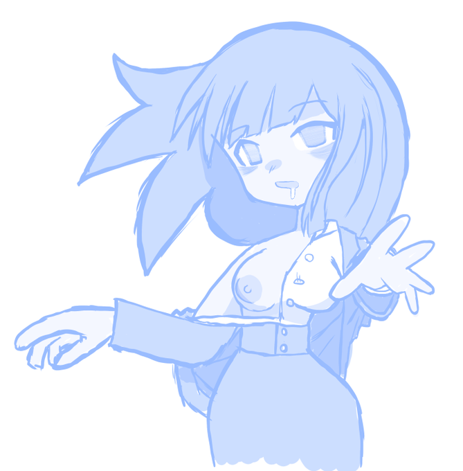 らくがき。
久しぶりにゾンビ娘……と思ったんだけど欠損とかないとそれっぽくないね。 