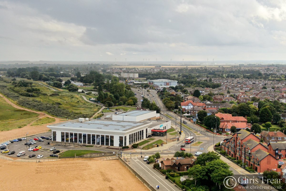 Chris Frear on Twitter "Cleethorpes seafront and Promenade by air. 