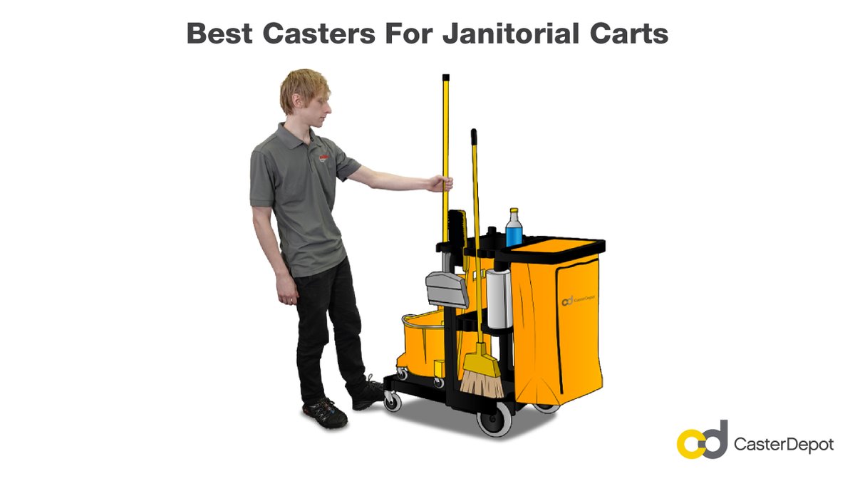 CasterDepot on Twitter "Need casters for a janitorial cart? https//bit.ly/3BguBkI casters 