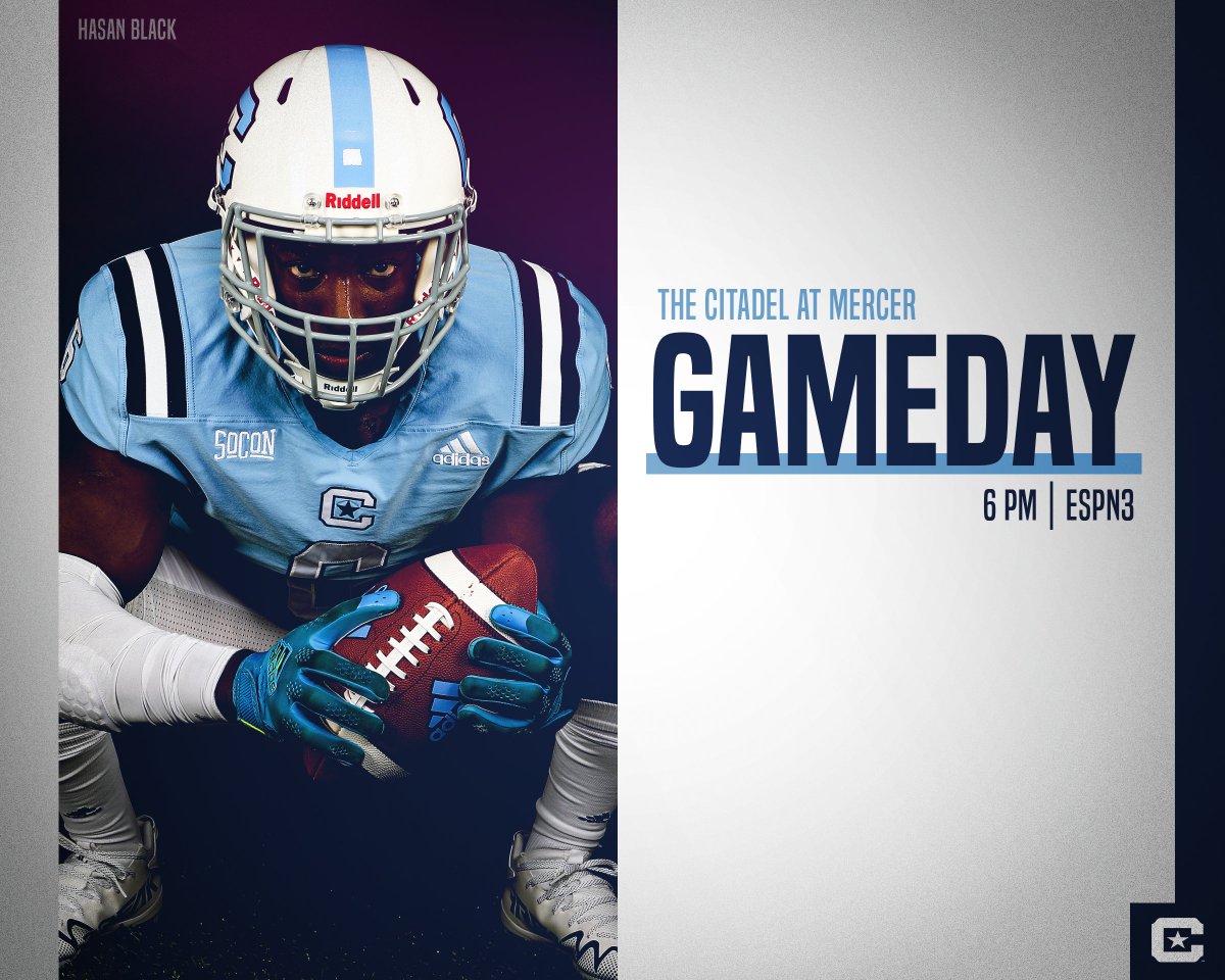 GAME DAY!

🆚 Mercer
🏟️ Five Star Stadium
🕕 6 p.m.
📊 bit.ly/3eX0Xtg
📻 bit.ly/3kTxYWC
📺 es.pn/3BNrlhW

#FireThoseCannons