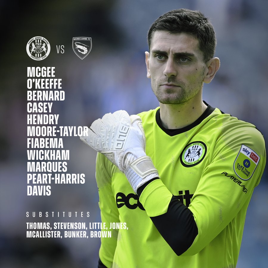 Match Thread from The Bolt New Lawn Stadium Morecambe FC
