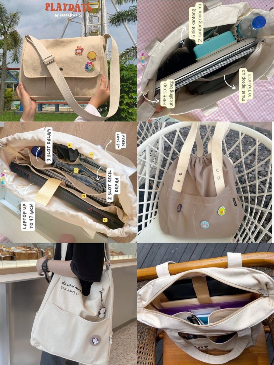 anndtaul's tweet photo. Totebag cute kiyowo muat banyak 🫶 

_ a thread https://t.co/rbtmsYFk3I