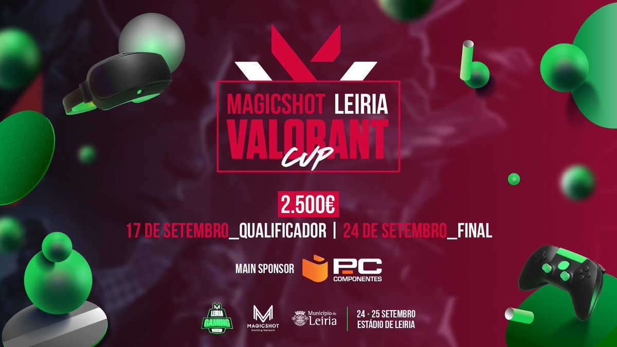 🔴 LIVE!

Estamos em direto para o arranque do qualificador do MagicShot Leiria VALORANT CUP 🔥

📺 twitch.tv/magicshotofici…
🔗 bit.ly/leiriavalorant
🎙️ <a href="/omoreirajc/">Moreira</a> &amp; <a href="/5ynco_rs/">5YNCO</a>