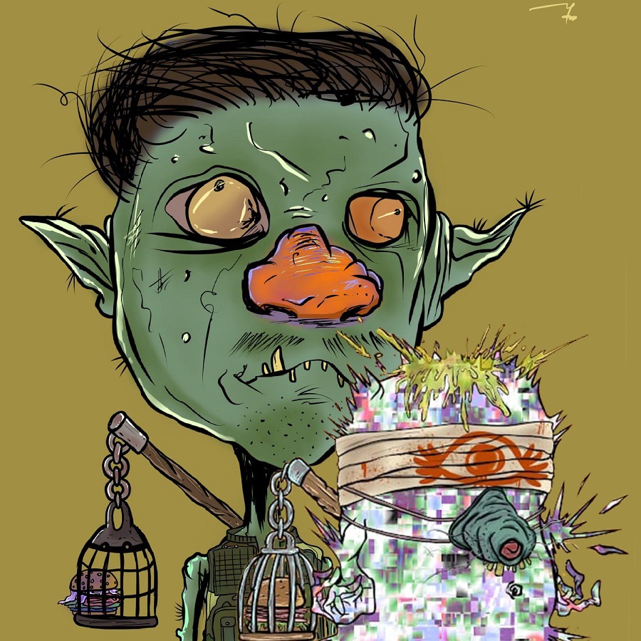 Still in awe and proud of my friend <a href="/iPlusQooo/">ipus</a> for
1. Continuously making a special 1/1 gob for the community such as myself
2.  Making it to the tippy top of <a href="/goblintown/">goblintown</a> and bringing the burgur trap trait official! 
3. Keeping it a secret from all of us all this damn time! 🤣👏