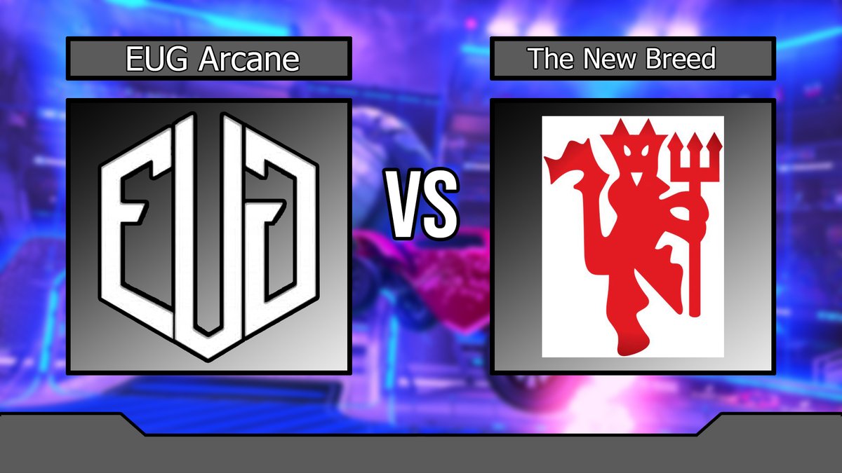 EUG Arcane take on <a href="/TheNewBreed/">Robert</a> today. Can they come out victorious?

🏆 | @EUCCgg 
⏰ | 2pm BST
🆚 | <a href="/TheNewBreed/">Robert</a> 
📺 | twitch.tv/eugrl

#RocketLeague #RLCS #roster #Competition #BeUnified