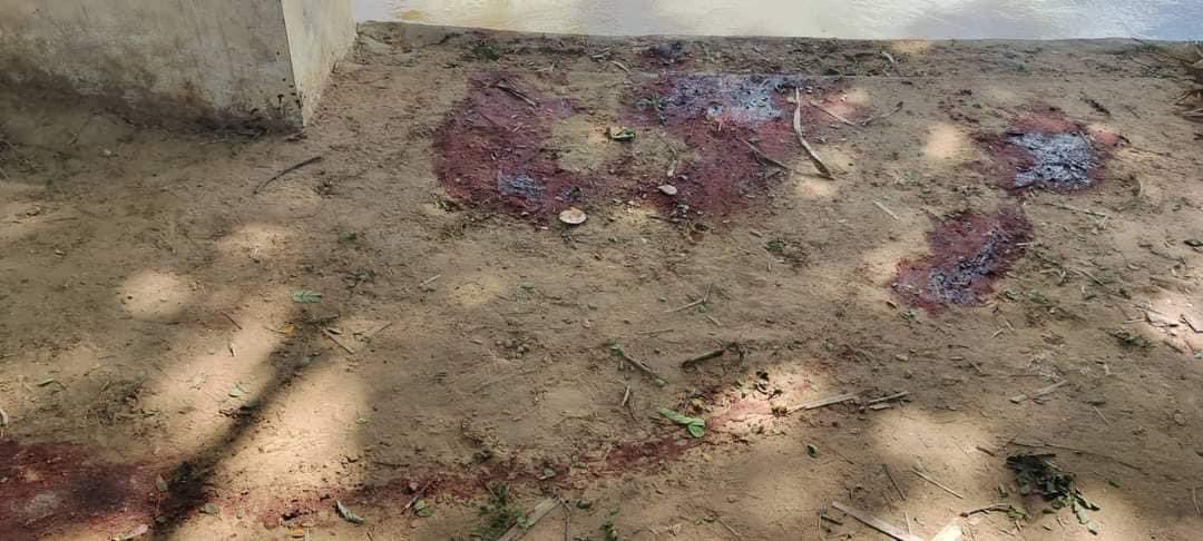 DrWinMyatAye's tweet photo. Myanmar military terrorist forces launched air strikes against civilians including young students at Buddhist school in Lat Yet Kone, Depeyin yesterday. At least 4 children &amp; 5 locals were killed by attack. 20 children with 2 volunteer teachers were captured. 
#WarCrimes https://t.co/bjd9nnErbS