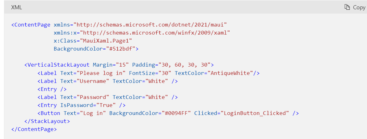 MOHDJASIRKHAN6's tweet photo. A slight syntax error in the below challenge.<VerticalStackLayout> doesn't have the same closing tag.
Link :https://t.co/Q2oEe1YtTY
@hackmum #dotNETMAUIMum22 https://t.co/LLnsAxnymA