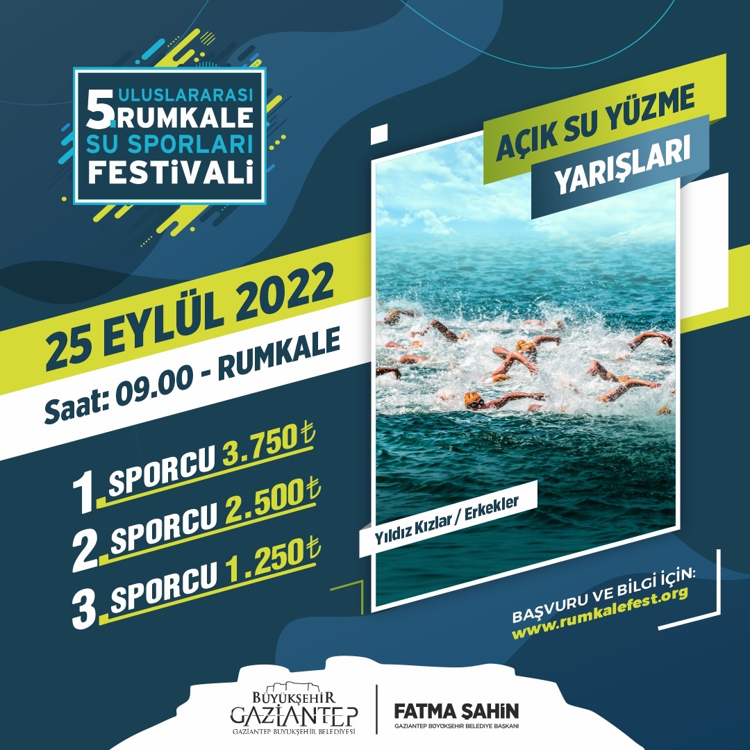 GbbGenclikSpor's tweet photo. 5.Uluslararası Rumkale Su Sporları Festivali’ne çok kısa bir süre kaldı...

🗓️ 25 Eylül 2022

✅Ödüllü yüzme yarışları, su topu, ve dragon kano yarışları ve birçok etkinlik bir arada bu festivalde olacak.
🤽🏊🚣🏄

Ayrıntılı bilgi için👇
https://t.co/GSkfz4JF5n https://t.co/bwNrouONuZ