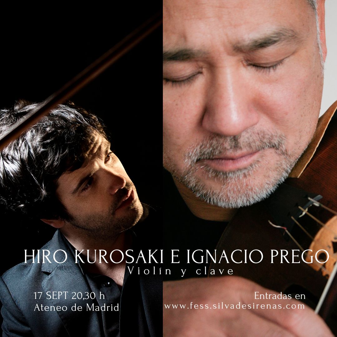 FESSMadrid's tweet photo. 🎼Esta tarde continuamos con el tercer concierto de #FESSMadrid
~All Bach~
Hiro Kurosaki e Ignacio Prego
📍20,30 @ateneodemadrid
Entradas en taquilla y en https://t.co/mNIeqXiV8L
#SilvaDeSirenas #UnEspacioParaElArte #MúsicaAntigua @ignacioprego #hirokurosaki #allbach https://t.co/xLcgXBBB08