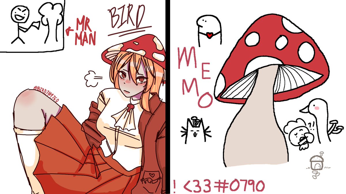 Bird_Memo's tweet photo. slay slay today's theme is mushroom bcs i learned how to draw a mushroom and couldn't stop drawing them - Memo #drawing #drawingofthemonth #mushrooms #shitpost #slay #dumbasses #goingcrazy #slayslay https://t.co/KiQiYnG9KP